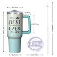 thumbnail image 2 of 40oz Grandpa Edition Tumbler, Insulated Stainless Steel Cup with Handle, Wonderful Gift for Grandpa from Family, 2 of 5