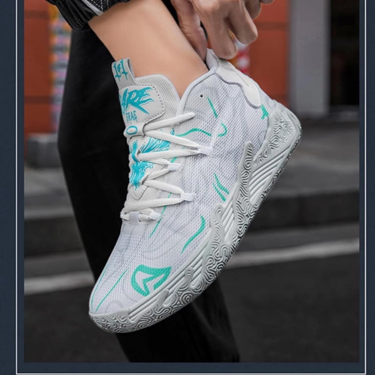 Womens Multicolour Lace Up Fashion Sneaker High-Top Casual 