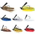 thumbnail image 4 of Beisidaer 1Pcs 7Cm/10G Weedless Football Jig Bait Rubber Skirt Fishing Lure Bass Trout, 4 of 5