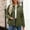 Green, variant on Cyber**Monday Chaoheng Winter Coats for Women 2025 Women's Color Block Round Neck Jacket,Pullover Quilted Puffer Top