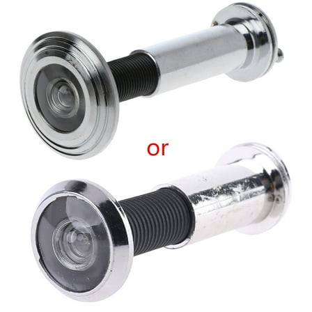 Hidden Security Door Viewer Peephole for Front Door with Privacy Cover Optical Glass Lens with Unobstructed View