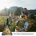 thumbnail image 6 of Windfall Outdoor Camping Drying Net Drying Rack Net Folding Triangle Mesh ing Drying Net, Indoor Home Kitchen Storage Grocery Bags Fruits Drink Net, 6 of 8