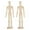 As Shown, variant on TUIBELYN 2Pcs Wooden Manikin Jointed Mannequin for Sketching and Decoration