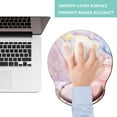 thumbnail image 2 of Mouse Pad with Wrist Support, Ergonomic Mouse Pad with Memory Foam Wrist Rest Cushion, Non-slip Rubber Base Gaming Mice Pad for Home Office Computer Laptop, 2 of 7