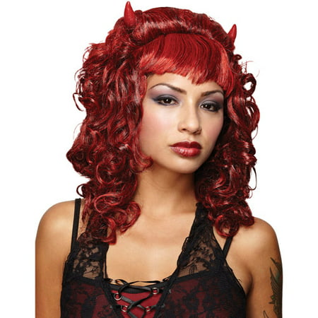 Devilina Red Wig Adult Halloween Accessory