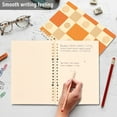 thumbnail image 4 of FORMRS 1-Subject Spiral Notebook 8" x 5" College Ruled 60 Refillable Sheet A5 Hard Cover, 2 Pack, Geometric Pattern, 4 of 7