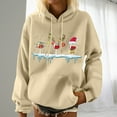 thumbnail image 2 of Lenago Fashion Women's Printing Long Sleeve Pocket Casual Pullover Shirt Blouse, 2 of 6