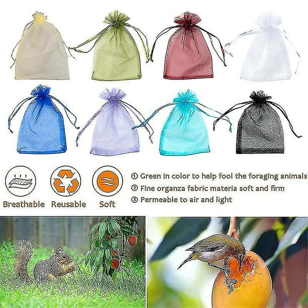Netted top drawstring bag