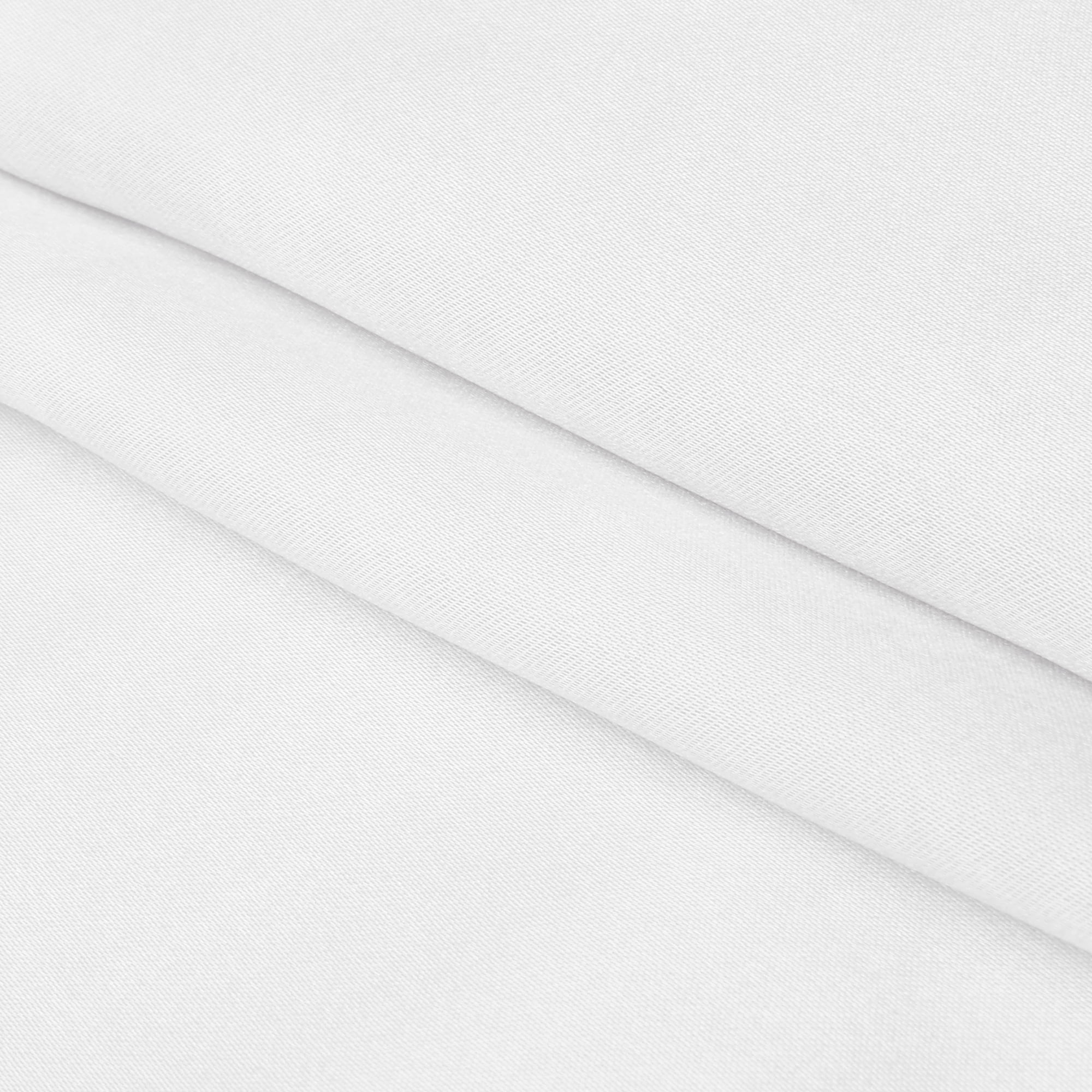 Unique Bargains Soft and Durable Envelope Closure Satin Pillowcase (2 Count) White Standard