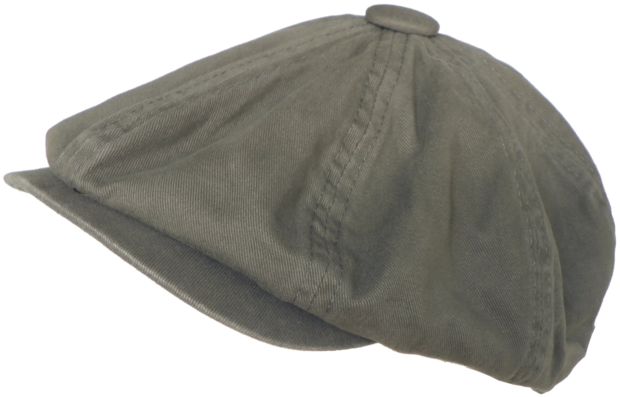Washed Cotton Newsboy Hat Gatsby Cabbie 