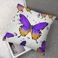 thumbnail image 7 of Butterfly Pillow Cases Cushion Covers Full Butterflies Print Throw Pillow Covers Set of 2 Soft Kids Girl Purple Butterfly Throw Pillowcases Decor Beautiful Multiple specifications&nbsp;, 7 of 7