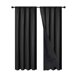 thumbnail image 2 of Cortinas Opacas de Poliéster Pongee Negro con Sistema de Barra, 200X100Cm | Aislantes Térmicas y Acústicas | 1 Unidad, 2 of 6