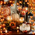 thumbnail image 4 of Guirnalda Artificial de Hojas de arce para otoño, guirnalda de calabaza, luces Led de hadas para decoración de Navidad, fiesta de Acción de Gracias, bricolaje, decoración de Halloween, 4 of 4