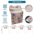 thumbnail image 6 of American Star Table Runner 70 Inches, Blue Red Patriotic 4th of July Classic Tan Bed Runner Dresser Scarves Tabletop for Indoor Outdoor Parties/Ceremony/Banquet, 13" x 70", 6 of 9