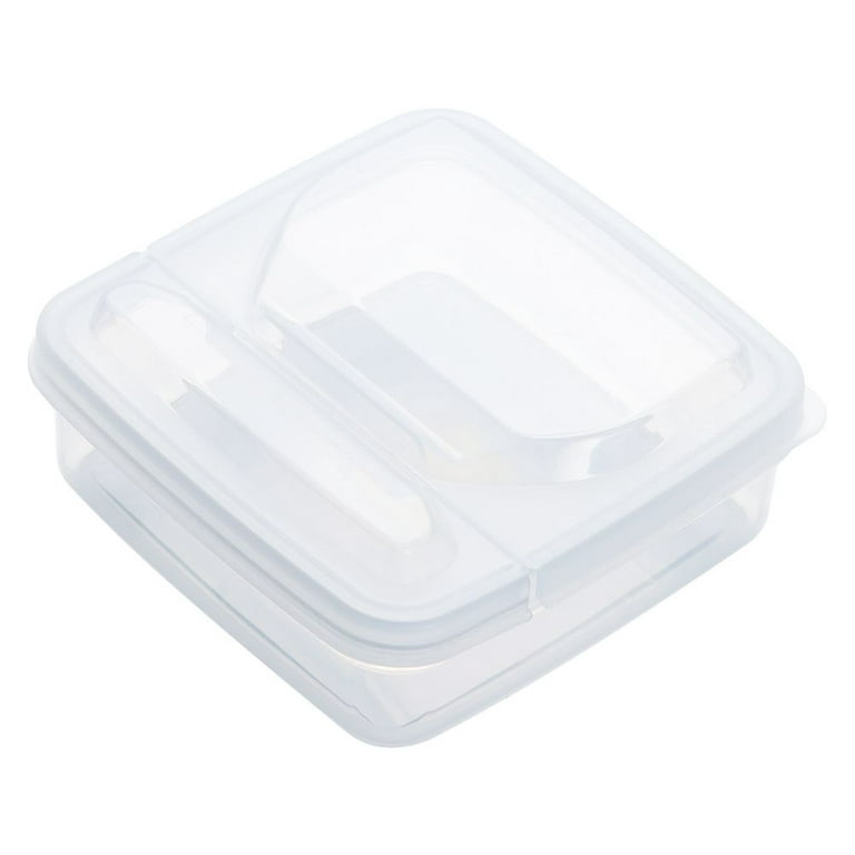 Transparent Butter Cheese Storage Box Portable Refrigerator Fruit