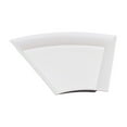thumbnail image 2 of Trapezoidal Shape Plates White, Reusable Premium Dessert Plates, Small Saucers Plates, Plastic Side Dish Plates for Serving Snack Appetizer Salad Fruit, Assorted Colors, 10.6x8.6 Inches, 2 of 6