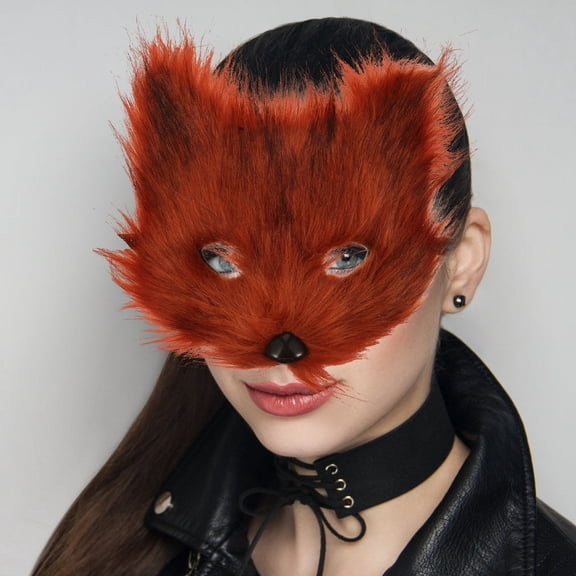 DEEPCRAFF Fox Masquerade Mask Unique Eyecatching Design for Themed Party Use
