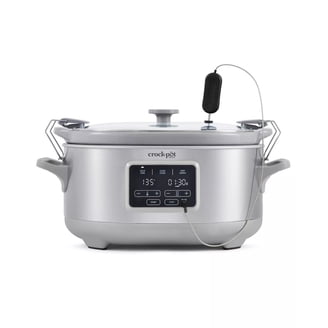 Calphalon Digital Sauté Slow Cooker, Dark Stainless Steel