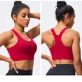 thumbnail image 7 of WAYUTE Sports Bras for Women Adjustable Straps Large Size without Underwire and Detachable Underwear Solid Color Yoga Underwear, 7 of 7