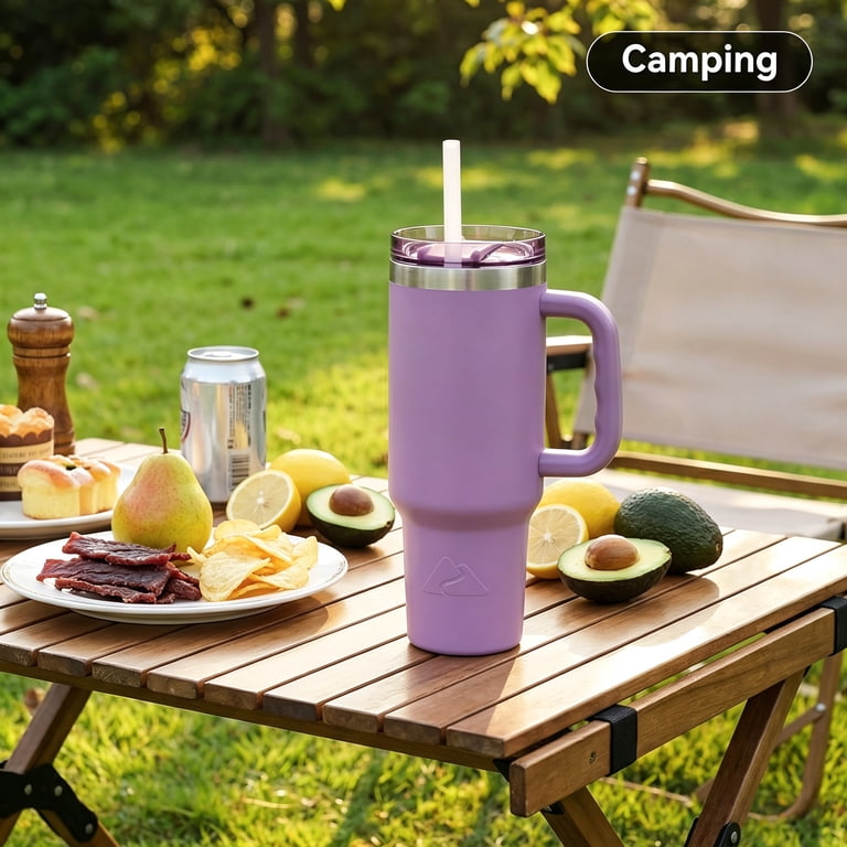 Ozark Trail 40 oz Insulated Stainless Steel Tumbler with Handle in