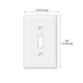 thumbnail image 2 of WIRESTER 1-Gang Toggle Light Switch Wall Plate/Switch Plate Cover, Animal Red Fox, 2 of 6