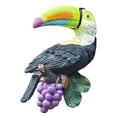 thumbnail image 3 of Tucan Tree Decor Toucan Figurine La césped exótica de pájaros tropicales Estatuas de jardín divertida para el jardín para el porche de la oficina del Mirar hacia atrás, 3 of 8