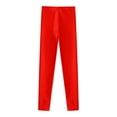 thumbnail image 6 of Zaldita Girls Kids Athletic Dance Leggings Basic Yoga Jeggings Pants Active Tights Sports Activewear Red 10, 6 of 7
