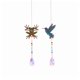 thumbnail image 1 of Cuadros Decorativos 2 campanas de viento de cristal para el sol, atrapasueños de luz colgante de diamantes, decoración de la habitación del hogar del arco iris Ehuebsd Nuevos Originales, 1 of 8