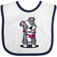 thumbnail image 3 of Inktastic Smiling Pit Bull Boys or Girls Baby Bib, 3 of 4