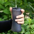 thumbnail image 4 of Rodiuiu 350ML Collapsible Silicone Water Bottle, Lightweight Foldable Travel Squeeze Bottle, Leak-proof Drinking Bottle for Gym, Camping, Hiking, Running, Sports, 4 of 8