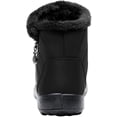 thumbnail image 6 of YAZI Mens Snow Boots Women Winter Anti-Slip Ankle Booties Waterproof Slip On Warm Fur Lined Sneaker, 6 of 12