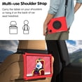 thumbnail image 5 of Kids Friednly Case for iPad Pro 11" 4th 3rd 2nd Gen 2022/2021/2020/2018, EVA Foam Shoulder Strap Shockproof Protective Case with 360 Degree Rotated Handle Bracket Stand Heat Dissipation Cover,Red, 5 of 7