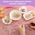 thumbnail image 3 of 404Pcs Charms Lip Gloss Keychain Making Kit, DIY Craft Supplies with Charms, Key Chain Hooks, Jump Rings, Lobster Clasps, Chains & Tools, Jewelry Making Kit for Custom Keychains, Bags, Gifts, 3 of 7