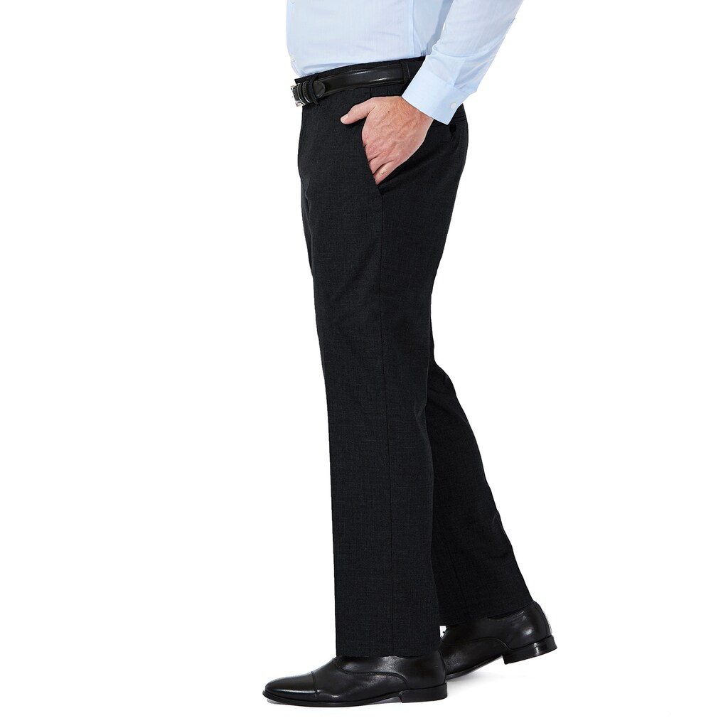 Men's J.M. Haggar Premium Tailored-Fit Stretch  Flat-Front Suit Pants Dark Brown - image 3 of 5