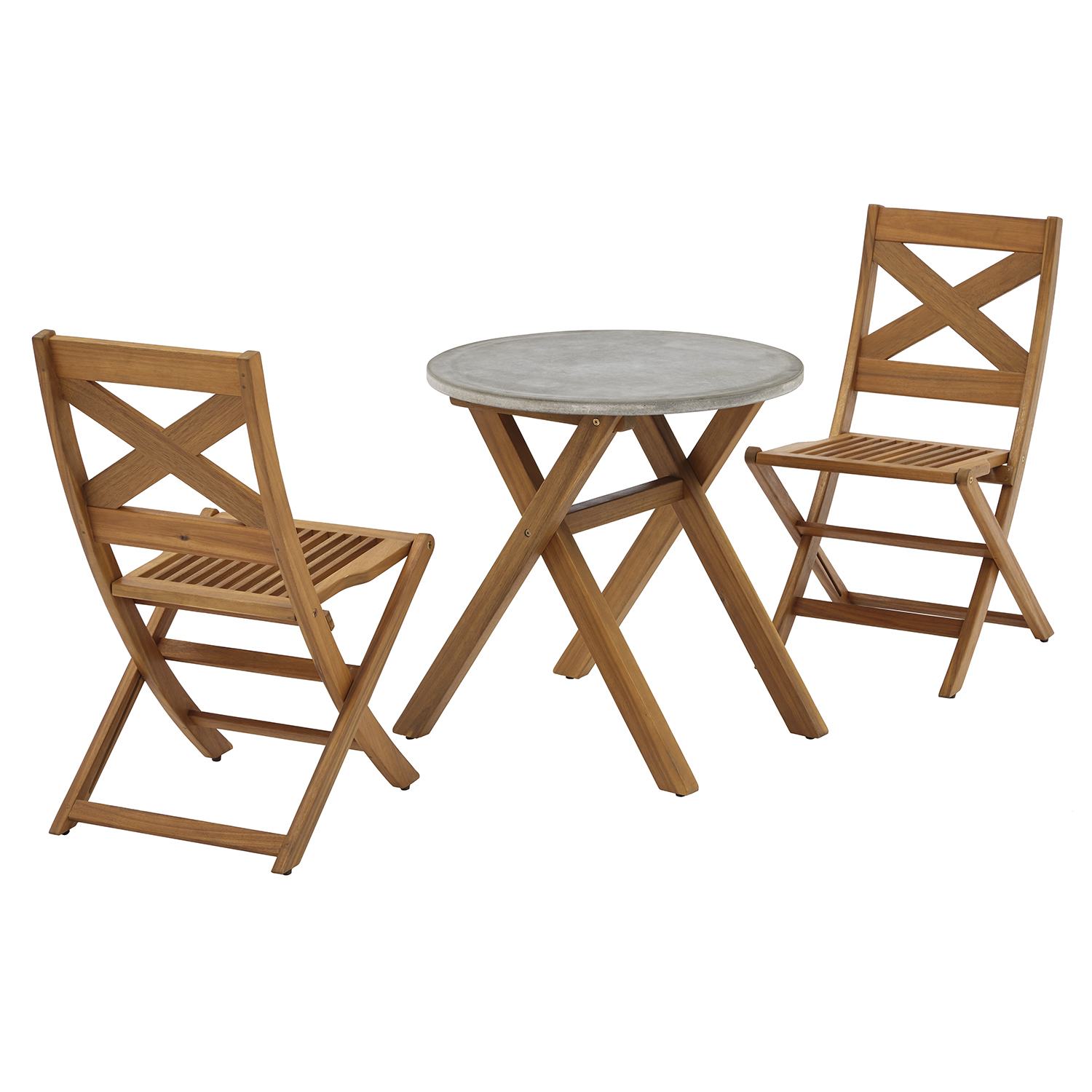 Ryefield Concrete Bistro Set