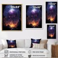 thumbnail image 4 of Designart "Dreaming Landscape Of Orbital Overture I" Abstract Landscape Floater Framed Wall Decor, 4 of 5