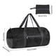 thumbnail image 3 of Bolsa de Deporte Plegable | Bolsa Deportiva Portátil para Hombre y Mujer | Bolsillo Interior | Ideal para Viajes y Camping | 50 X 24 Cm | Poliéster Negro | Ligera (50 G) | Almacenamiento Multiusos |, 3 of 6