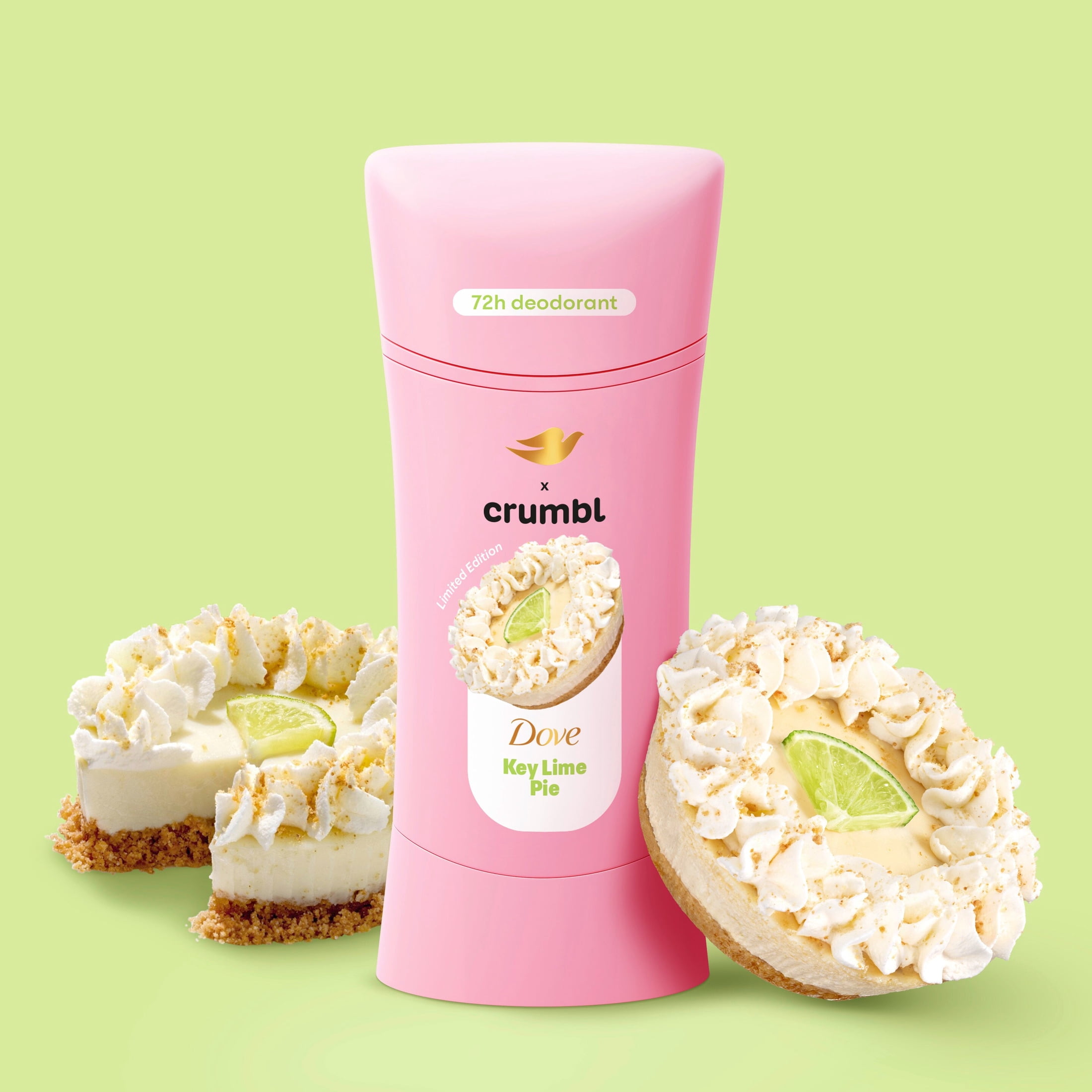 Dove & Crumbl Limited Ediiton Deodorant Crumbl Key Lime For Odor