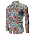 thumbnail image 5 of Las camisas de otoño más nuevas para hombres, camisas sociales de lujo de manga larga, camisetas de gran tamaño con solapa, camisas para hombre, ropa Harjauku diaria 2024, 5 of 5