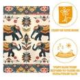 thumbnail image 2 of African Style Elephants Flowers Pattern Double Sided Garden Flag Decorative Weather Resistant Yard Flag, Large DIY Vertical Flag for Farmhouse Patio Lawn, 28x40 Inch, 2 of 6