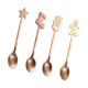 thumbnail image 1 of Juego de cucharas de Metal de Navidad de acero inoxidable 4x, cubiertos de fiesta de Navidad, cucharas de postre de 5 pulgadas, cucharaditas de postre , BLESIY cuchara de café, 1 of 8