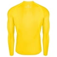 thumbnail image 5 of YYDGH Men's Sports Running Set Compression Shirt + Pants Skin-Tight Long Sleeves Quick Dry Fitness Tracksuit Gym Yoga Suits(Yellow,3XL), 5 of 8