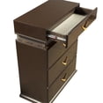 thumbnail image 4 of Dunhill Modern Style Chest Made with Wood in Brown, 4 of 6