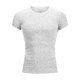 thumbnail image 5 of Camisa Elvqul para Hombre Deportivas Stretch Casual Blanco Manga Corta de Color Sólido Cuello Redondo, 5 of 6