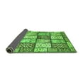 thumbnail image 2 of Ahgly Company Indoor Round Abstract Green Modern Area Rugs, 5' Round, 2 of 4