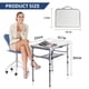 thumbnail image 3 of Byliable Mesa Plegable pequeña Mesa de Camping de Aluminio portátil Ligera de 2 pies para Picnic y Acampada Mini Mesa Plegable con Altura extendida Ajustable,Plata, 3 of 5