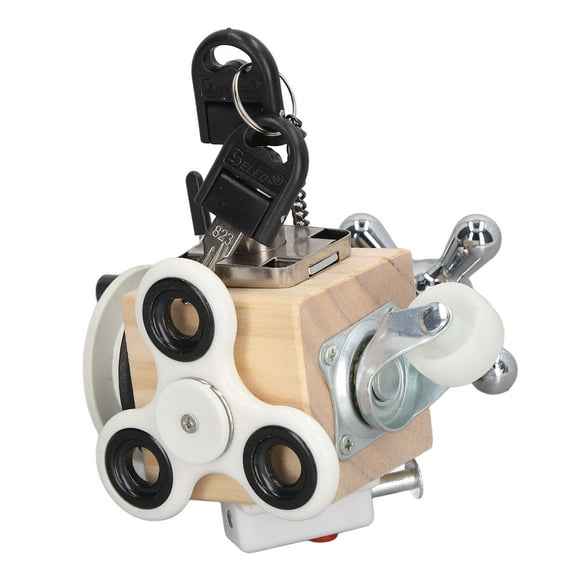 Juguete sensorial Fidget para actividades al aire libre, educativo, para el aprendizaje temprano, entrenamiento cerebral, desarrollo lógico seguro, juguete sensorial de madera