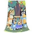 thumbnail image 6 of Lsque Bluey Pattern Fuzzy Fleece Throw Blanket Extra Large,Super Soft,Fluffy and Warm Blankets for Couch,Bed,All Season Use (60"x50"), 6 of 7