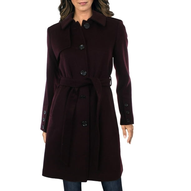 Sam Edelman Women's Wool Blend Belted MidLength Coat