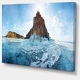 thumbnail image 2 of Ice and Rocks of Lake Baikal - Large Seascape Art Canvas Print, 2 of 3